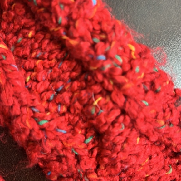 Talbots long skinny red scarf - Picture 6 of 6